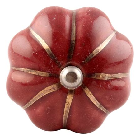 Cherry Golden Line Ceramic Melon Wine Stopper
